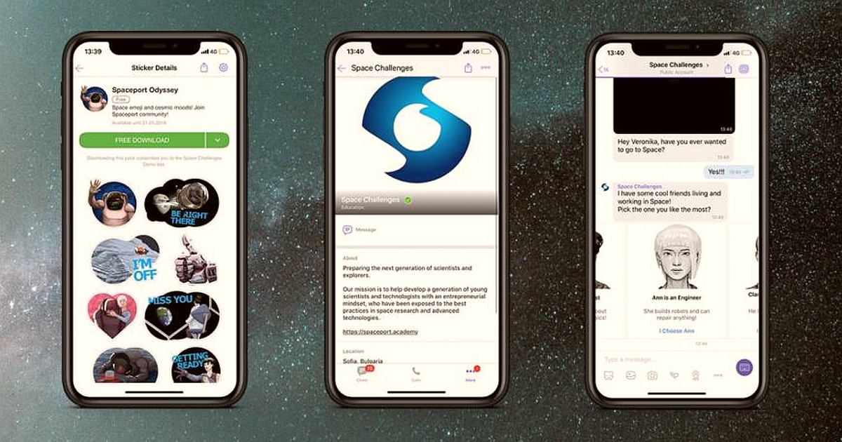 Viber Messenger lanza un Chatbot para entusiastas espaciales